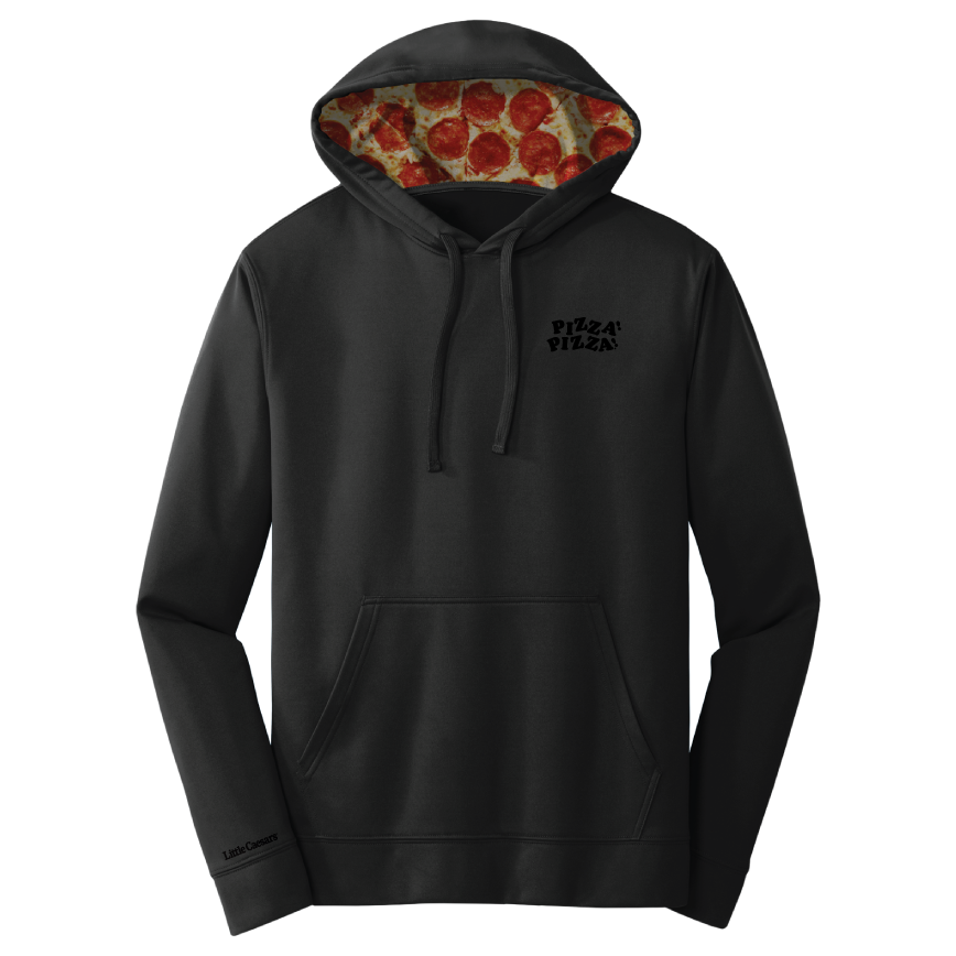 Pizza!Pizza! Hoodie With Pizza Liner