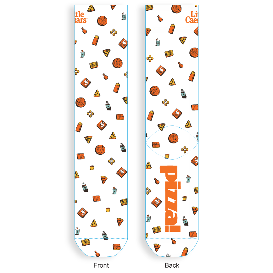 Little Caesars® Food Icon Socks