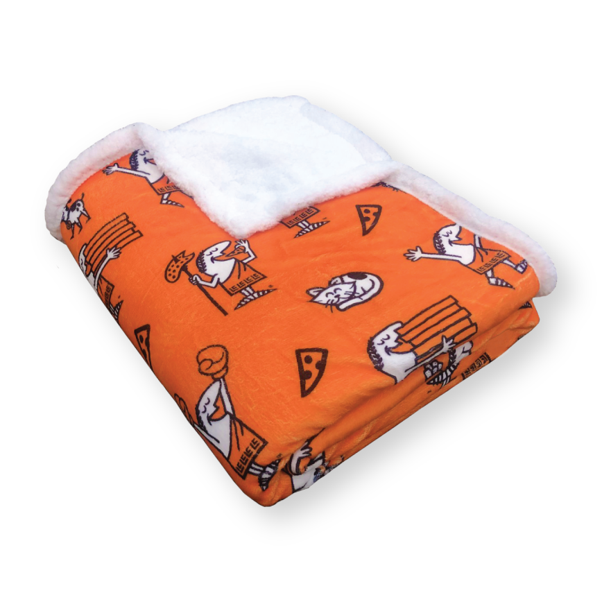 Little Caesar Print Cozy Blanket