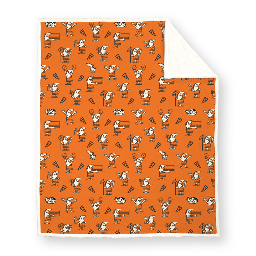 Little Caesar Print Cozy Blanket