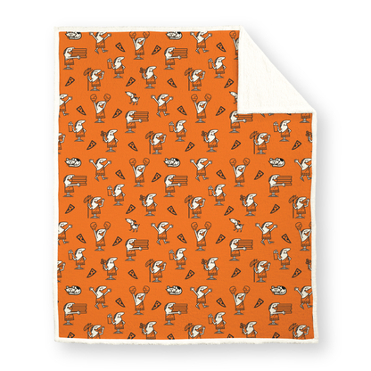 Little Caesar Print Cozy Blanket