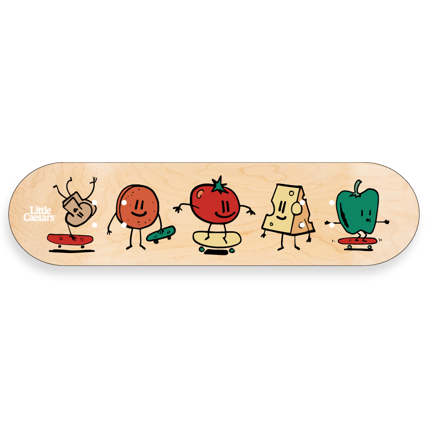 Food Skateboard Deck