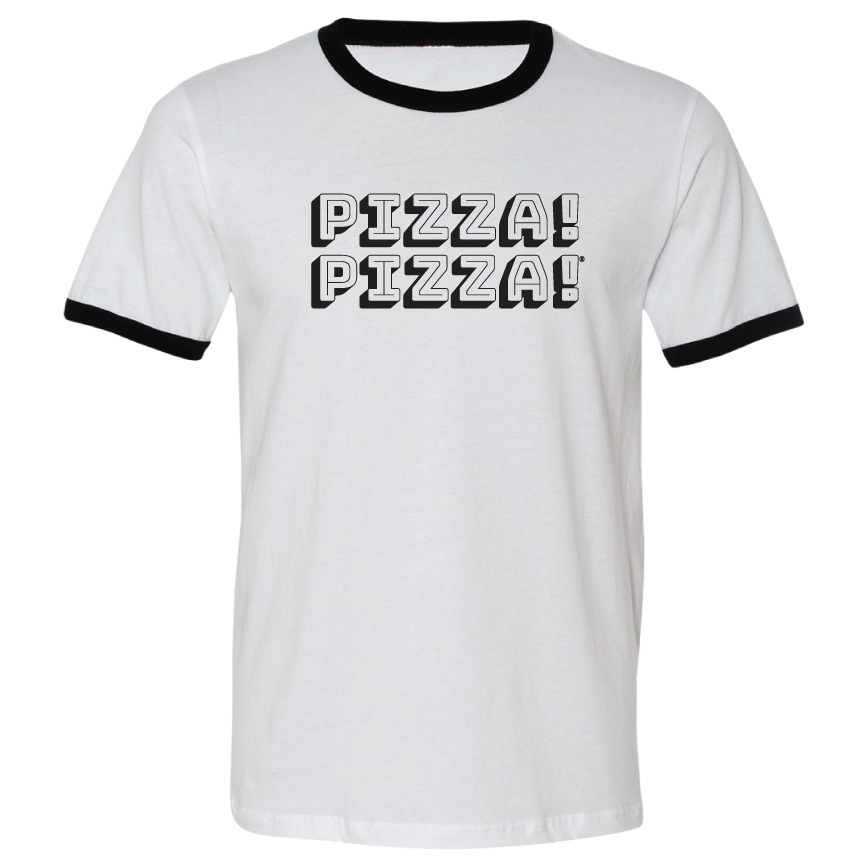 Mens Pizza!Pizza!® Ringer Tee
