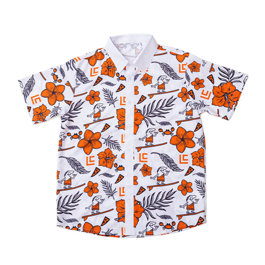 Mens Surfing Caesar Hawaiian Shirt
