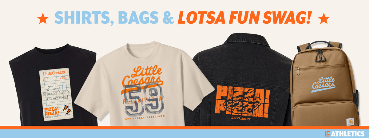 Shirts, bags & lotsa fun swag! LC Athletics.