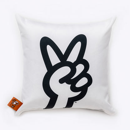 Two-Sided Peace Sign/Thumbs-Up Pillow