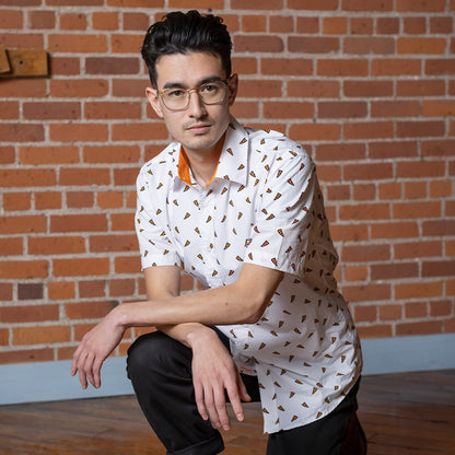 Pizza Button Down